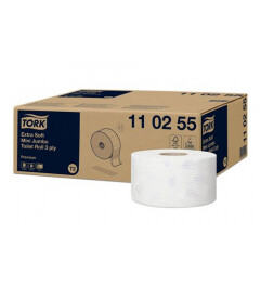 Tork Jumbo Toiletpapier Extra Zacht Mini T2 Wit 3lgs,12x120m