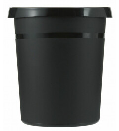Kunststof papierbak, 18 ltr zwart