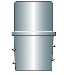 Antistatische mof 50mm machine zijde